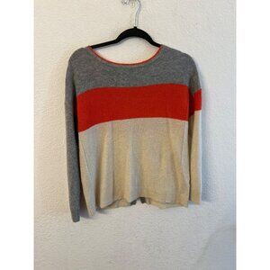 Caslon wool back buttoned sweater women size small petite